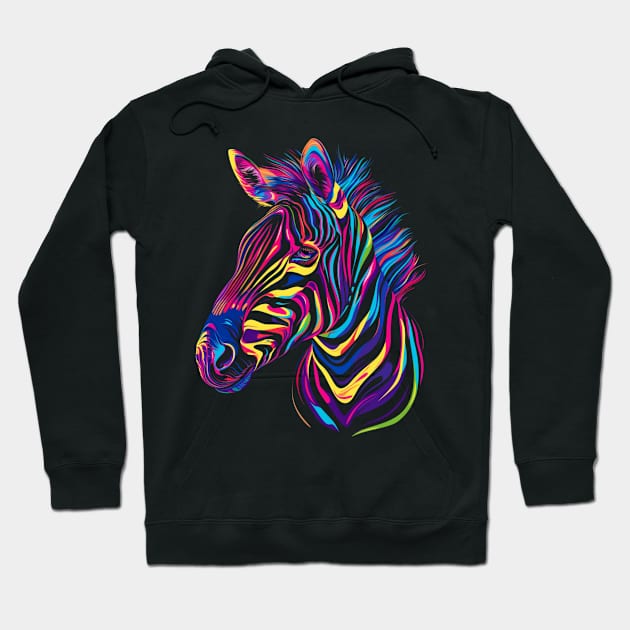 Zebra Wild Wonders Hoodie by JocelynnBaxter